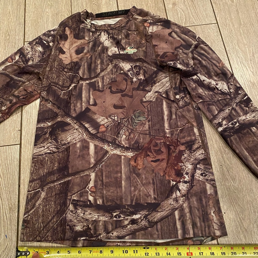 Starter Mossy Oak Dri-Star Long Sleeve Size Medium Hunting Camouflage Break Up